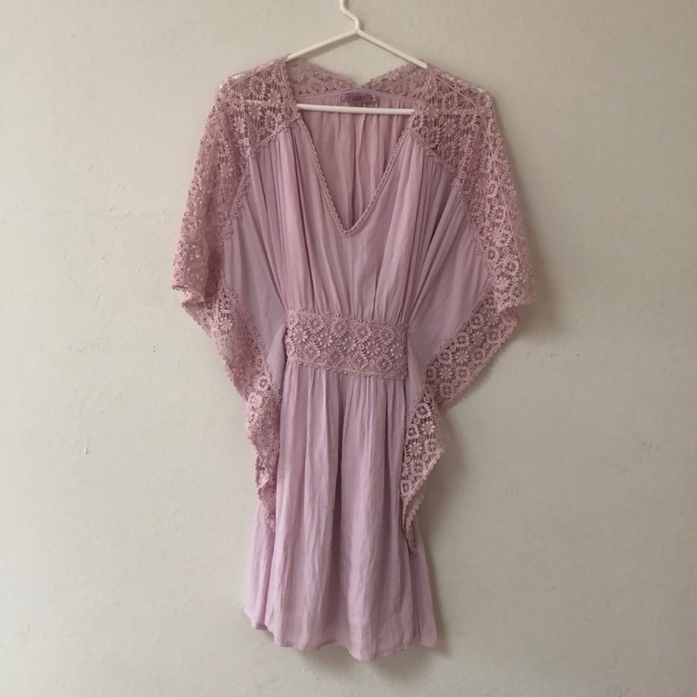 Lavender Calypso St Barth’s dress XS lace detail